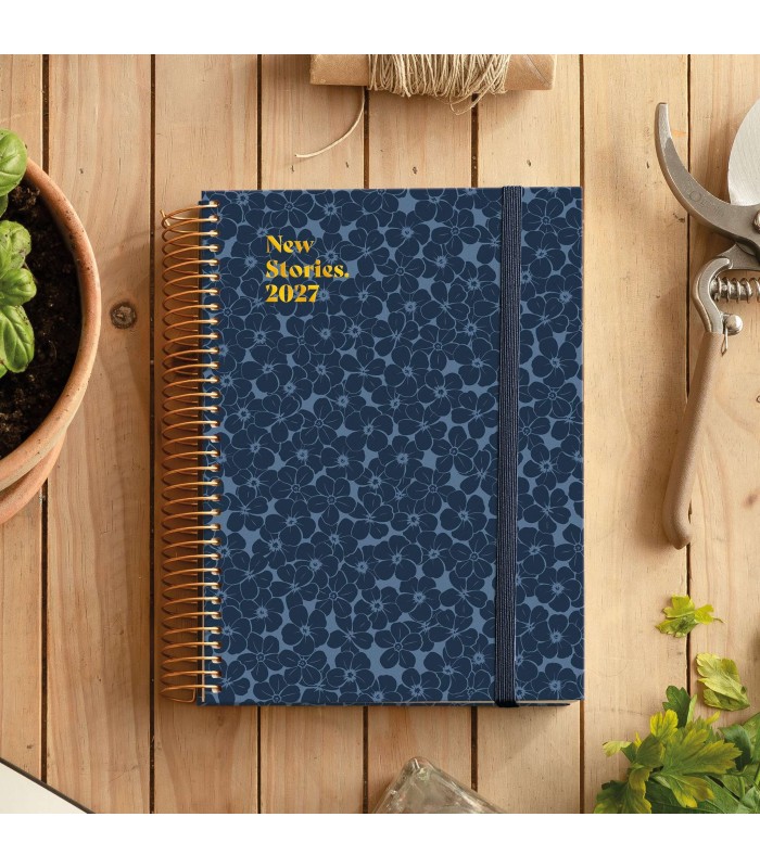 AGENDA ESPIRAL PLUS DIA PAGINA MYOSOTIS 2027 MIQUELRIUS