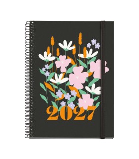 AGENDA ESPIRAL PLUS DIA PAGINA ESPIGAS 2027 MIQUELRIUS