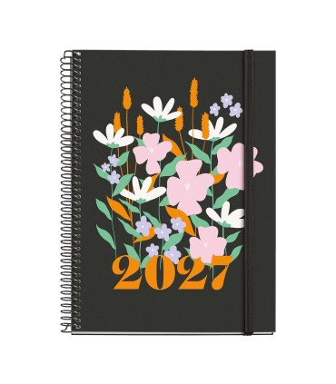 AGENDA ESPIRAL PLUS DIA PAGINA ESPIGAS 2027 MIQUELRIUS
