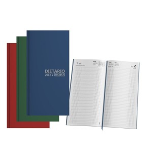 DIETARIO ENCUADERNADO 2-3 VARIOS COLORES 2027 INGRAF