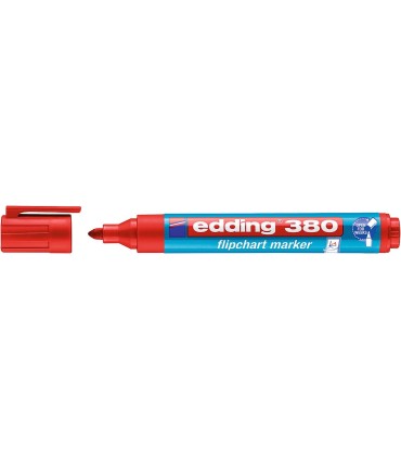 ROTULADOR EDDING 380 FLIPCHARTS ROJO