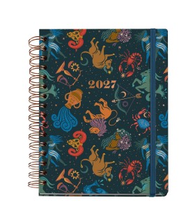 AGENDA PLUS WIRE-O DIA PAGINA ZODIAC 2027 MIQUELRIUS