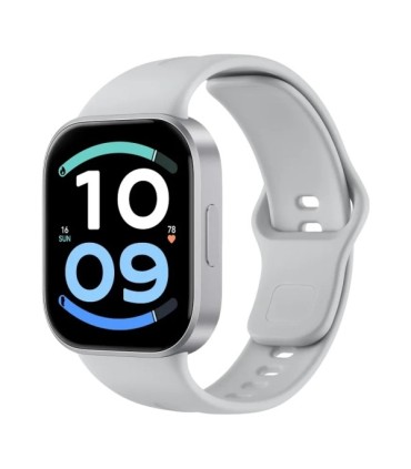 SMARTWACH XIAOMI REDMI WATCH 6 ACTIVE PLATA - PANTALLA 2 07" - AUTONOMIA HASTA 24 DIAS
