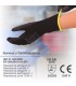 PAR DE GUANTES POLIESTER Y POLIURETANO NEGROS GSC - TALLA 7