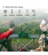 RADIO CON LINTERNA LED GSC - DINAMO, SOLAR, RECARGABLE, USB POWERBANK - 150 LUMENES