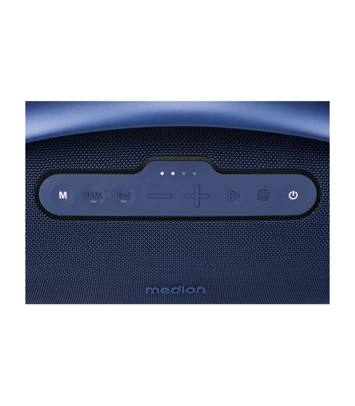ALTAVOZ MEDION LIFE P61768 XL BROADCAST AZUL - 100W RMS - AUTONOMIA HASTA 30 HORAS