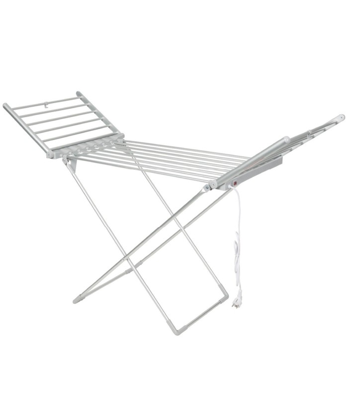 TENDEDERO ELECTRICO PLEGABLE HAMNA GSC PLATEADO - POTENCIA MAX  230W