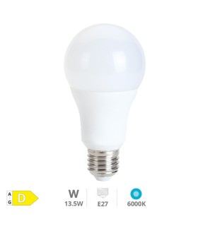 BOMBILLA LED ESTANDAR GSC A60 E27 13 5W LUZ BLANCA 6000K 1830 LUMENES