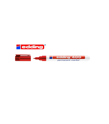 ROTULADOR PERMANENTE EDDING 400 ROJO