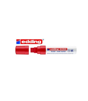 ROTULADOR EDDING 4090 MARCADOR TIZA ROJO
