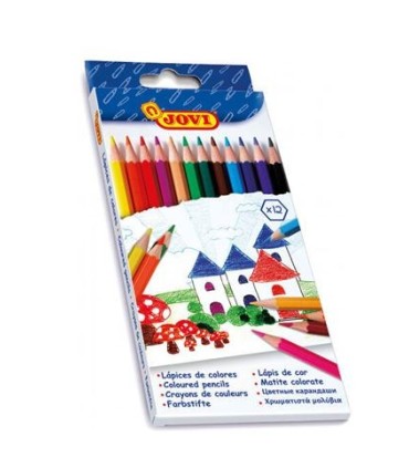 LAPICES DE COLORES JOVI 12UND 