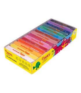 PLASTILINA JOVI CAJA 15 UNIDADES COLORES SURTIDOS MEDIANA