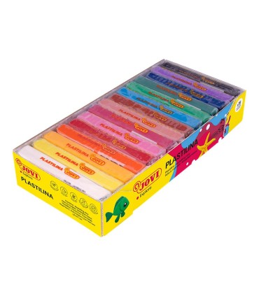 PLASTILINA JOVI CAJA 15 UNIDADES COLORES SURTIDOS MEDIANA