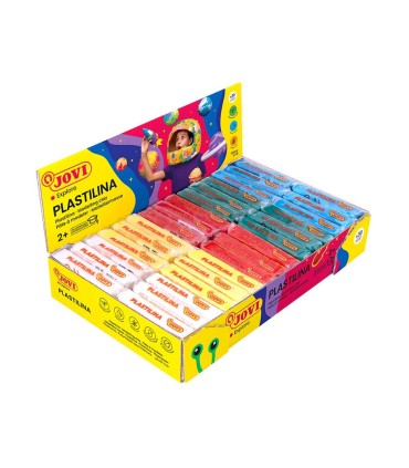 PLASTILINA PEQUEÑA JOVI CAJA 30 UNIDADES COLORES BASICOS