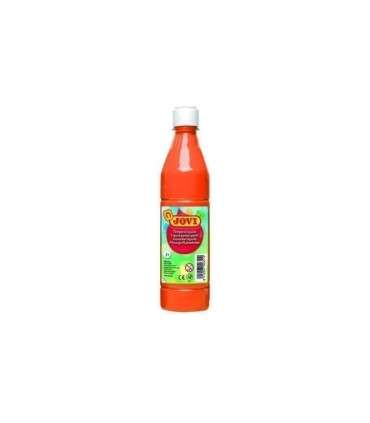 TEMPERA LIQUIDA NARANJA JOVI 500ml - LAVABLE -COLORES MEZCLABLES