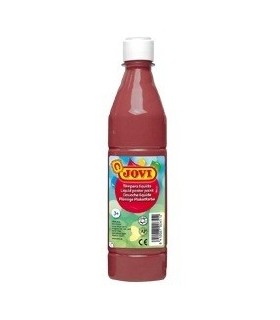 TEMPERA LIQUIDA MARRON JOVI 500ml - LAVABLE -COLORES MEZCLABLES