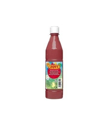 TEMPERA LIQUIDA MARRON JOVI 500ml - LAVABLE -COLORES MEZCLABLES