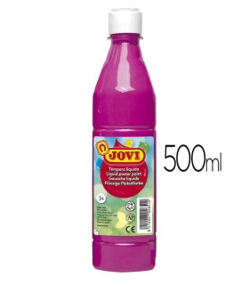 TEMPERA LIQUIDA MAGENTA JOVI 500ml - LAVABLE -COLORES MEZCLABLES
