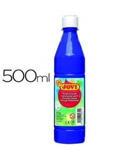 TEMPERA LIQUIDA AZUL ULTRAMAR JOVI 500ml - LAVABLE -COLORES MEZCLABLES