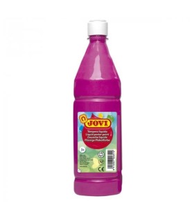 TEMPERA ESCOLAR JOVI MAGENTA 1 LITRO - ALTO PODER CUBRIENTE - SECADO RAPIDO