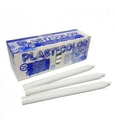 CERA JOVI PLASTICOLOR BLANCA CAJA 25 UNIDADES