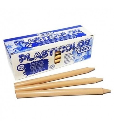 CERA JOVI PLASTICOLOR CARNE CAJA 25 UND