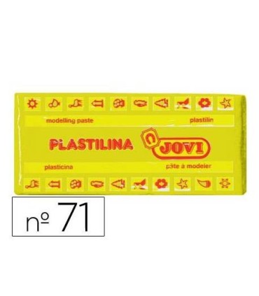 PLASTILINA MEDIANA AMARILLO OSCURO JOVI ART 71