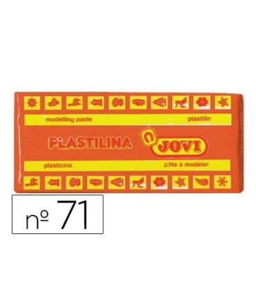 PLASTILINA MEDIANA NARANJA JOVI ART 71