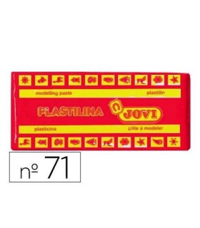 PLASTILINA MEDIANA ROJO JOVI ART 71