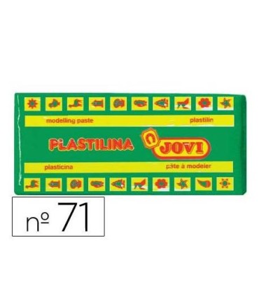 PLASTILINA MEDIANA VERDE CLARO JOVI ART 71