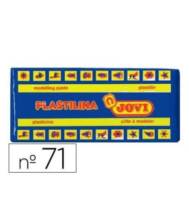 PLASTILINA MEDIANA AZUL OSCURO JOVI ART 71
