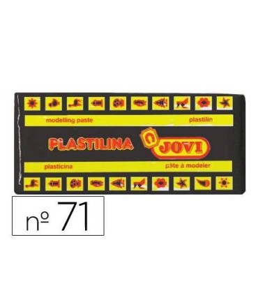 PLASTILINA MEDIANA NEGRA JOVI ART 71