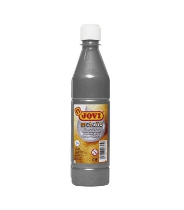 TEMPERA LIQUIDA PLATA JOVI 500ml - LAVABLE -COLORES MEZCLABLES