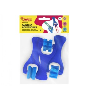 BOLSA 3 RODILLOS DE ESPUMA CON ESTAMPADOS DIVERSOS JOVI