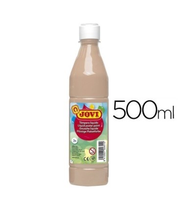 TEMPERA LIQUIDA CARNE JOVI 500ml - LAVABLE -COLORES MEZCLABLES
