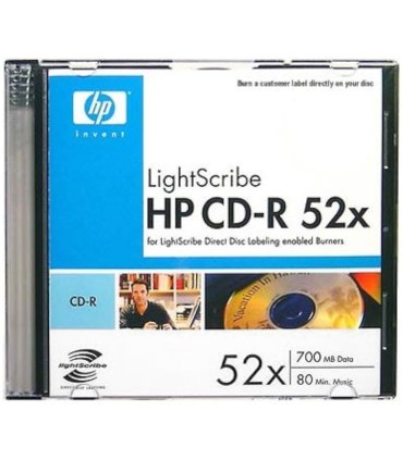 CD-R HP 52X 700MB LIGHTSRIBE