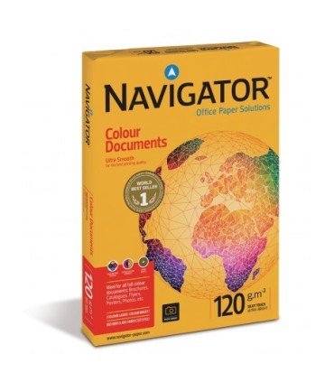 PAQUETE FOLIOS PAPEL NAVIGATOR A-4 120GR PAQUETE 250 HOJAS