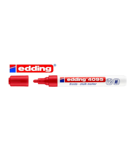ROTULADOR MARCADOR TIZA EDDING 4095 ROJO