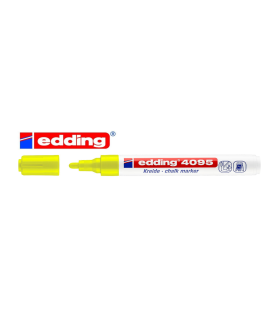 ROTULADOR MARCADOR TIZA EDDING 4095 AMARILLO NEON