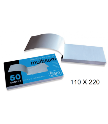 TALONARIO SOBRES AMERICANOS SIN VENTANA