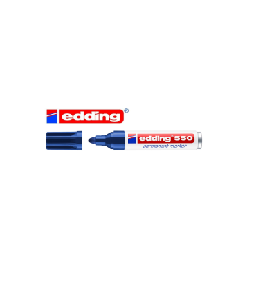 ROTULADOR PERMANENTE EDDING 550 AZUL