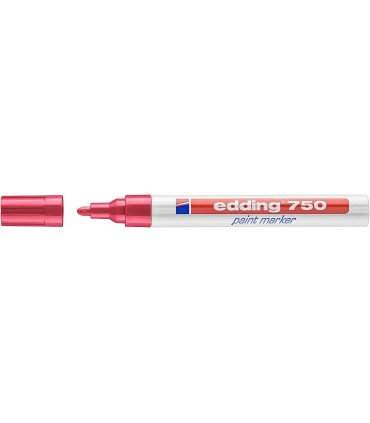 ROTULADOR EDDING 750 TINTA OPACA ROJO