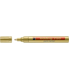 ROTULADOR EDDING 750 TINTA OPACA ORO