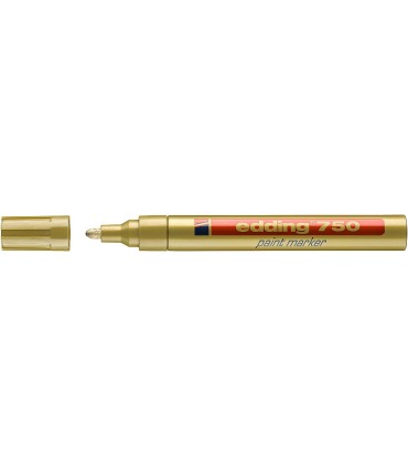 ROTULADOR EDDING 750 TINTA OPACA ORO