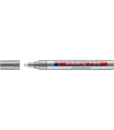 ROTULADOR EDDING 750 TINTA OPACA PLATA