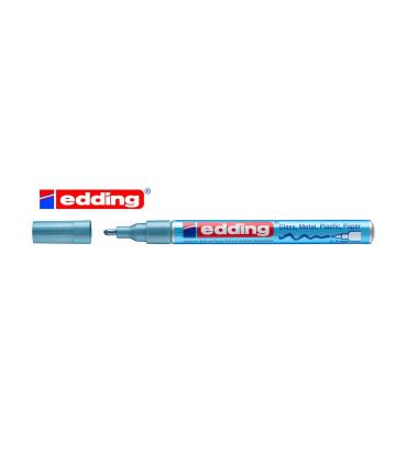 ROTULADOR EDDING 751 TINTA OPACA BRILLANTE AZUL CLARO