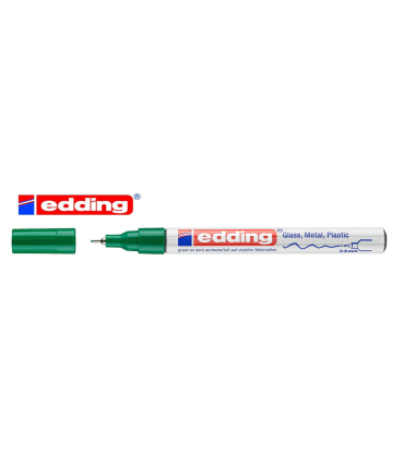 ROTULADOR EDDING 780 TINTA OPACA BRILLANTE VERDE