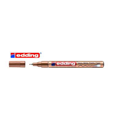 ROTULADOR EDDING 780 TINTA OPACA BRILLANTE COBRE