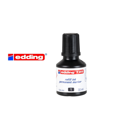 RECARGA TINTA PERMANENTE EDDING T25 NEGRO