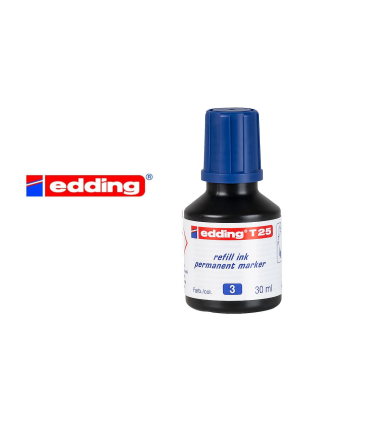 RECARGA TINTA PERMANENTE EDDING T25 AZUL